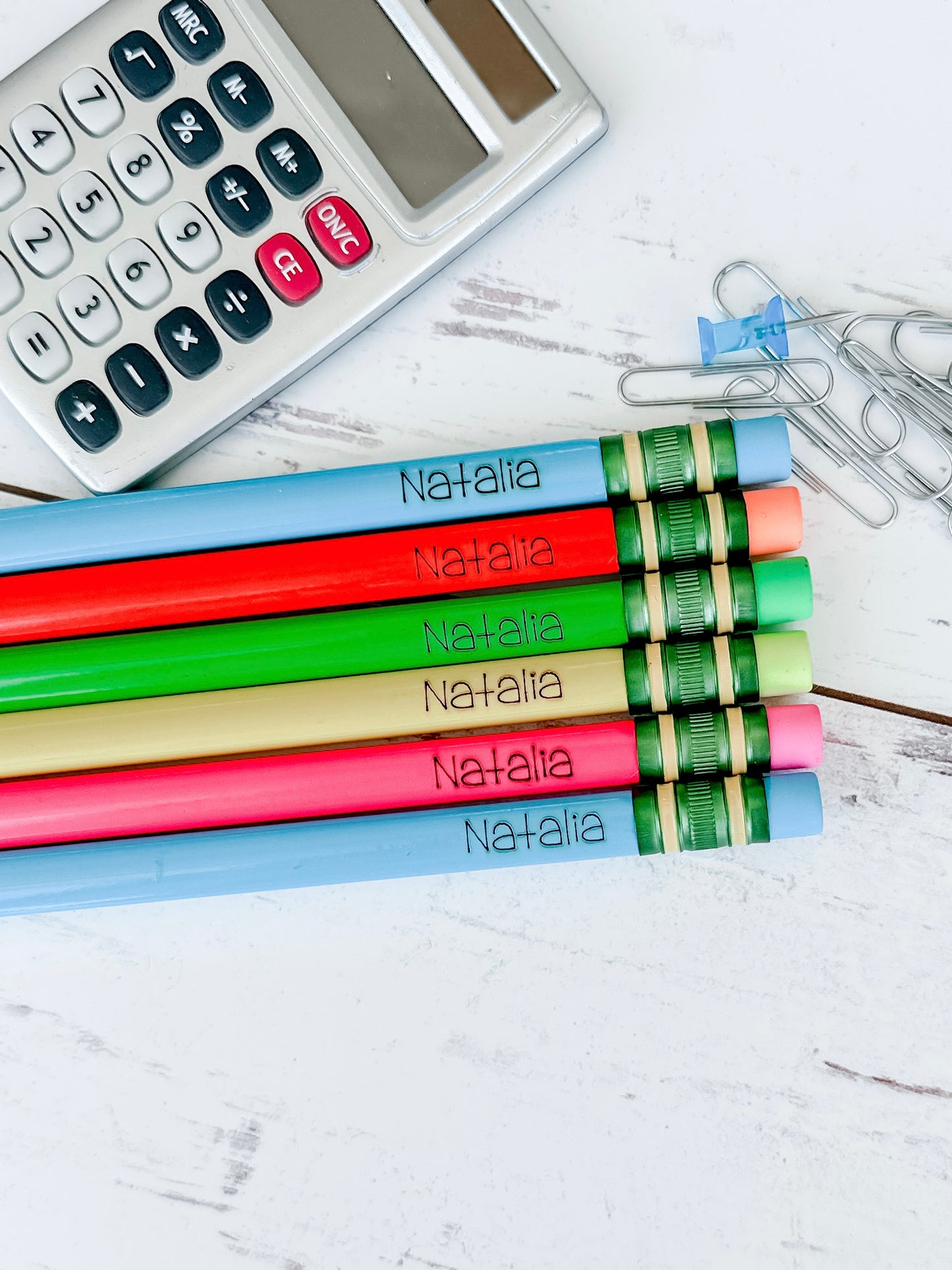 Personalized Toddler Pencils – Set of 6