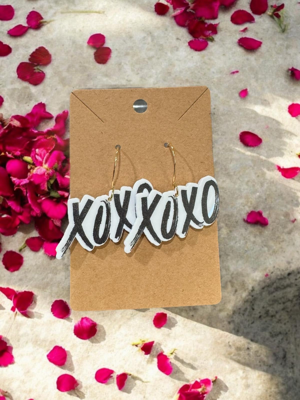 Acrylic Love Earrings